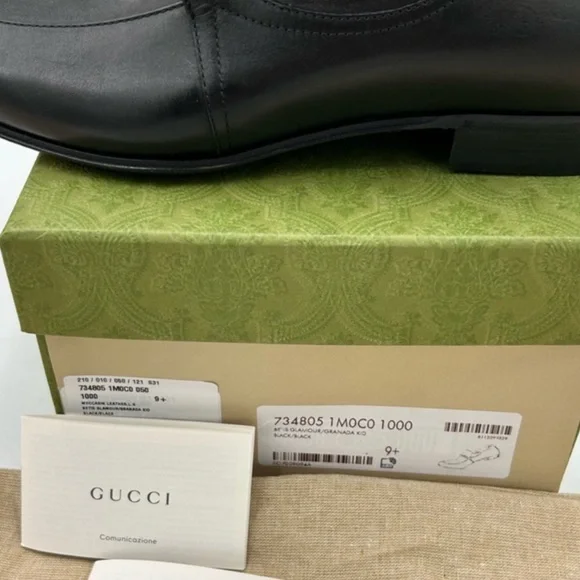 Men’s Gucci Bamboo Horse Bit leather loafers . 9.5 fits 10